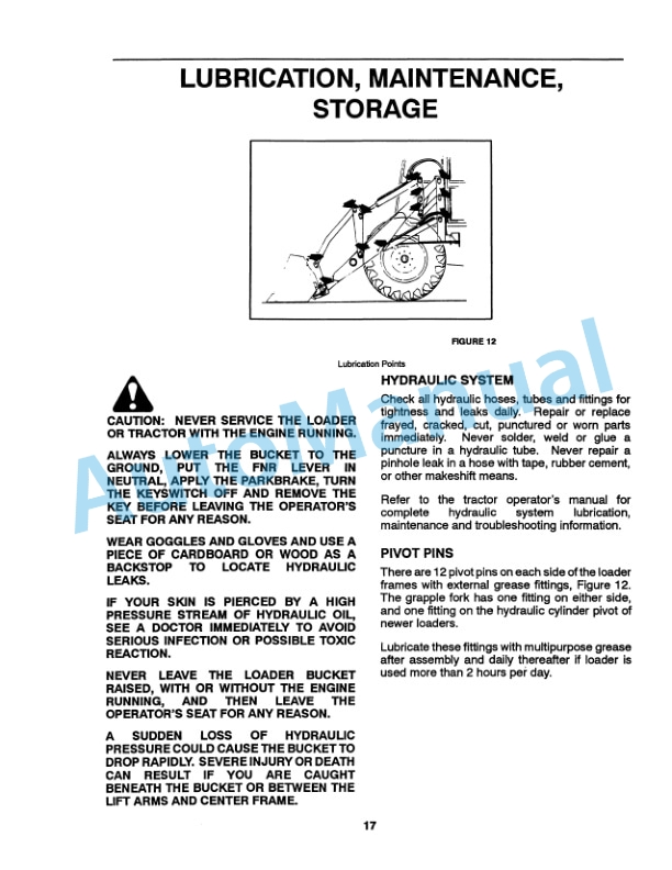 Ford New Holland 2360 Loader Operation and Maintenance Manual 43236014-5