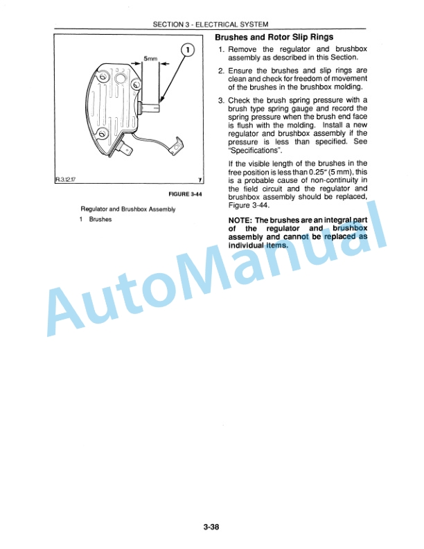 Alternative view of Ford New Holland 250C, 260C, 345D, 445D, 545D Tractor Loader Service Manual 40025050A