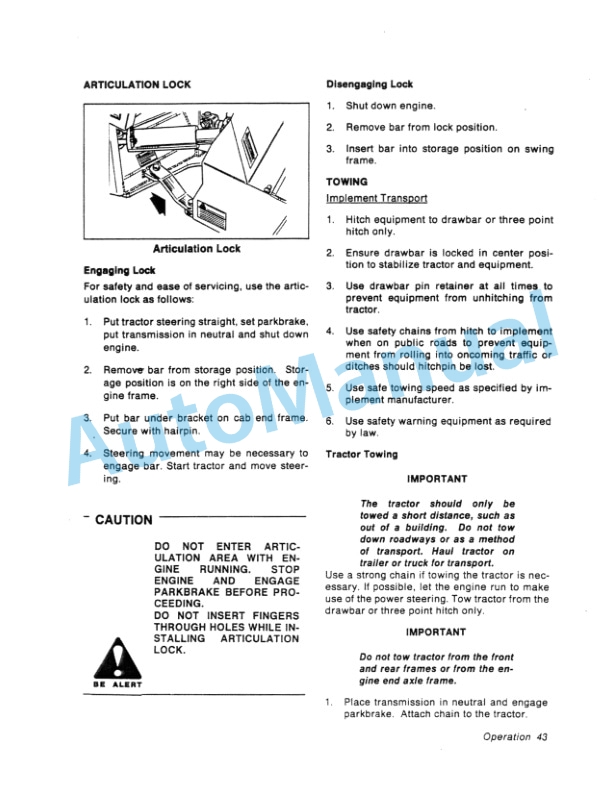 Ford New Holland 256, 276 II Tractor Operation and Maintenance Manual 42025620-3