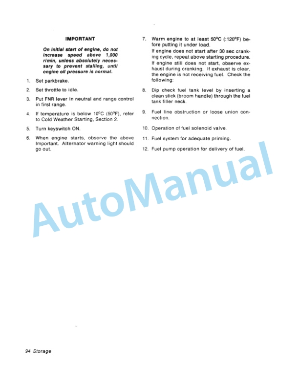 Ford New Holland 256, 276 II Tractor Operation and Maintenance Manual 42025620-5
