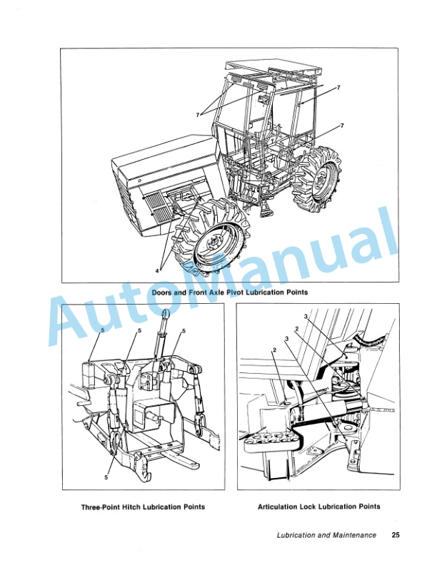 Ford New Holland 256, 276 Tractor Operation and Maintenance Manual 42025621-3