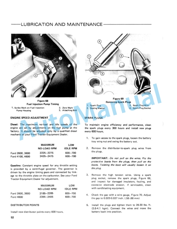 Ford New Holland 2600, 3600, 4100, 4600 Tractor Operation and Maintenance Manual 42260040 5 Ford New Holland 2600, 3600, 4100, 4600 Tractor Operation and Maintenance Manual 42260040 - Image 5