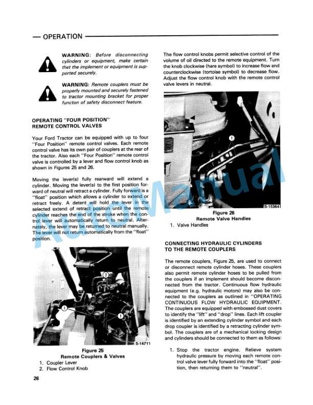 Ford New Holland 2910, 4610 LCG Low Center of Gravity Tractor Operation and Maintenance Manual 42291010-3