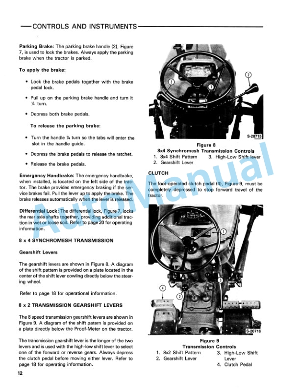 Ford New Holland 2910, 4610 LCG Tractor Operation and Maintenance Manual 42291020 2 Ford New Holland 2910, 4610 LCG Tractor Operation and Maintenance Manual 42291020-2