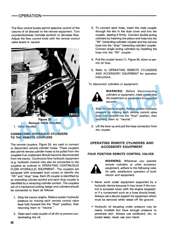 Ford New Holland 2910, 4610 LCG Tractor Operation and Maintenance Manual 42291020 3 Ford New Holland 2910, 4610 LCG Tractor Operation and Maintenance Manual 42291020-3