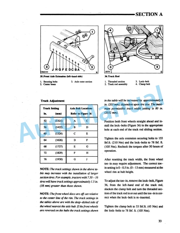 Ford New Holland 3230, 3430, 3930, 4630, 5030 Tractor Operation and Maintenance Manual 42323051 3 Ford New Holland 3230, 3430, 3930, 4630, 5030 Tractor Operation and Maintenance Manual 42323051 - Image 3