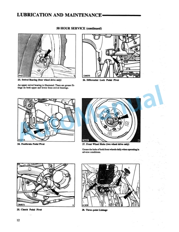 Ford New Holland 3230, 3430, 3930, 4630, 5030 Tractor Operation and Maintenance Manual 42323051 4 Ford New Holland 3230, 3430, 3930, 4630, 5030 Tractor Operation and Maintenance Manual 42323051 - Image 4