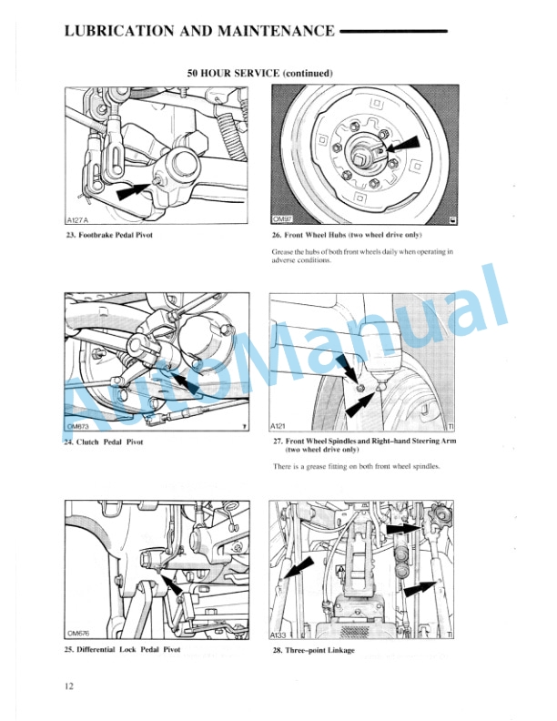 Ford New Holland 3230, 3430, 3930, 4630 Tractor Operation and Maintenance Manual 42323040 4 Ford New Holland 3230, 3430, 3930, 4630 Tractor Operation and Maintenance Manual 42323040-4