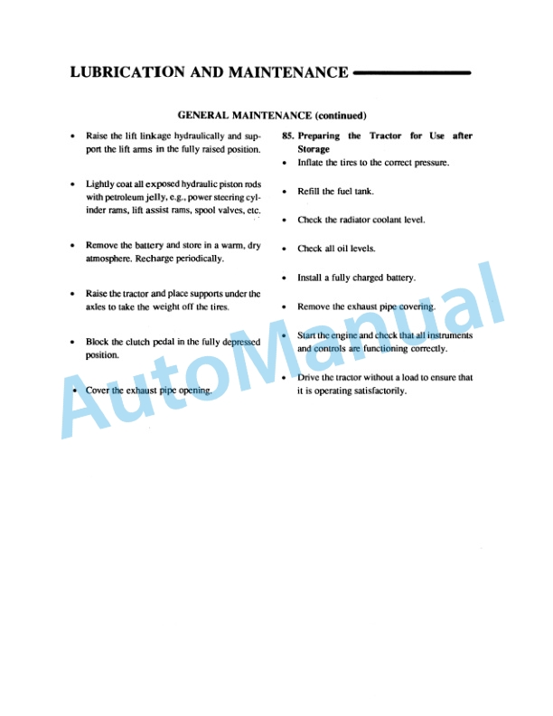 Ford New Holland 3430, 3930, 4630, 4830 Tractor Operation and Maintenance Manual 42343041 5 Ford New Holland 3430, 3930, 4630, 4830 Tractor Operation and Maintenance Manual 42343041 - Image 5