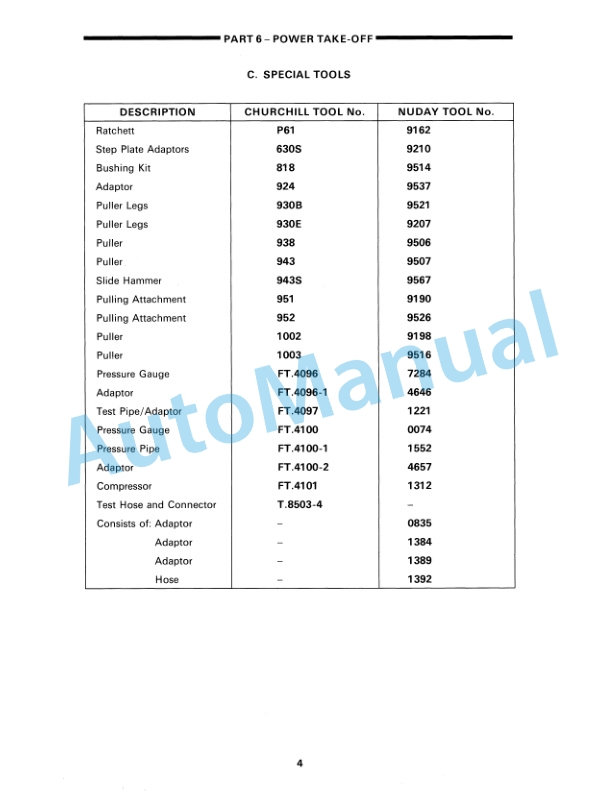 Ford New Holland 345C, 445C, 545C Tractor Loader Repair Manual 40034530 4 Ford New Holland 345C, 445C, 545C Tractor Loader Repair Manual 40034530 - Image 4