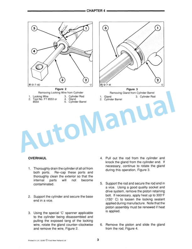 Ford New Holland 345C, 445C, 545C Tractor Loader Repair Manual 40034530 5 Ford New Holland 345C, 445C, 545C Tractor Loader Repair Manual 40034530 - Image 5