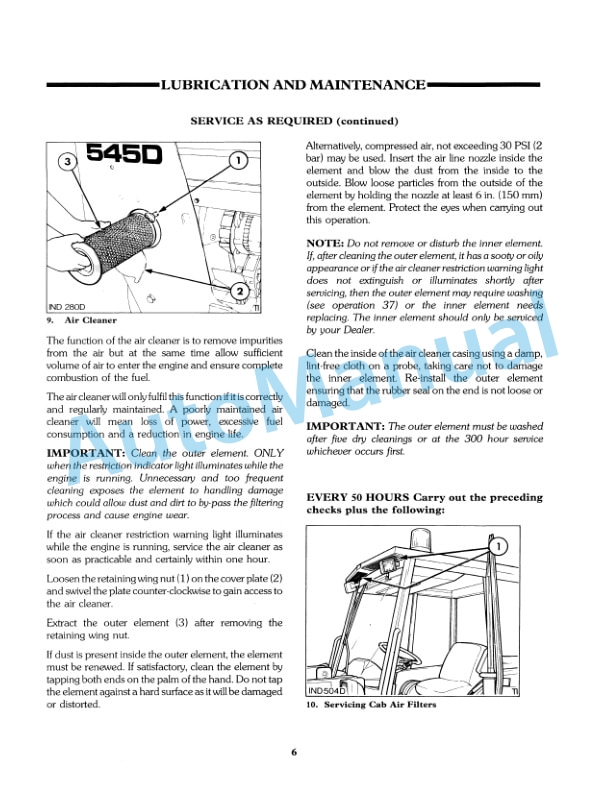 Ford New Holland 345D, 445D, 545D Tractor Loader Operation and Maintenance Manual 42034535 4 Ford New Holland 345D, 445D, 545D Tractor Loader Operation and Maintenance Manual 42034535 - Image 4