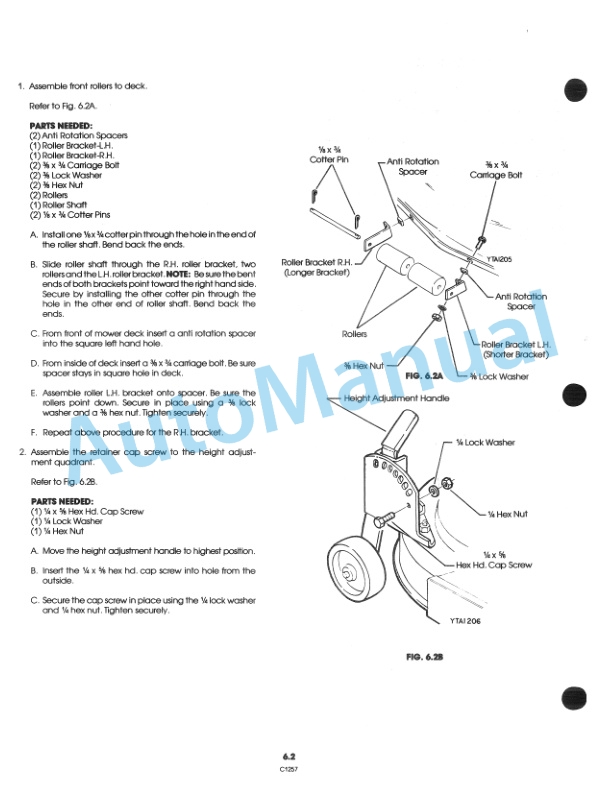 Ford New Holland 38in Mower Attachment Operation and Maintenance Manual 42643817-4