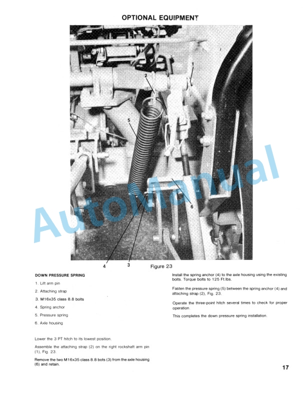 Ford New Holland 417 Series Cultivator Operation and Maintenance Manual 42041720 5 Ford New Holland 417 Series Cultivator Operation and Maintenance Manual 42041720-5