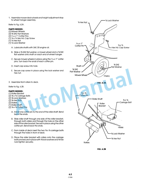 Ford New Holland 42in, 48in Mower Attachment YT Tractor Operation and Maintenance Manual 42644225 4 Ford New Holland 42in, 48in Mower Attachment YT Tractor Operation and Maintenance Manual 42644225-4