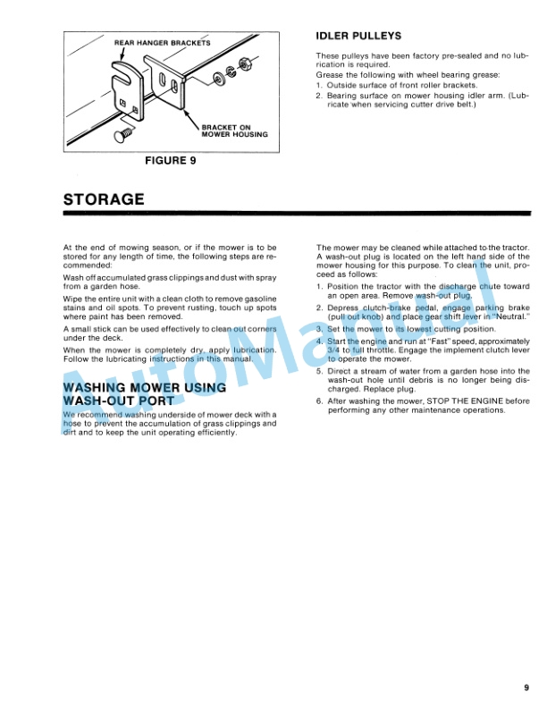Ford New Holland 42in Rotary Mower Operation and Maintenance Manual 42004210-5