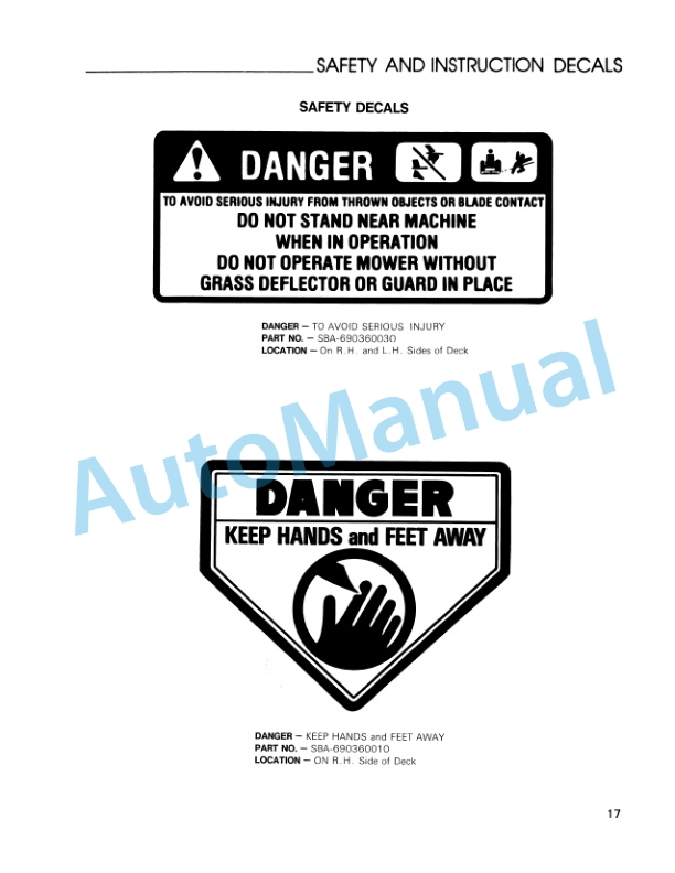 Ford New Holland 44, 48 Mower Attachment LGT Diesel Tractor Operation and Maintenance Manual 42641061 5 Ford New Holland 44, 48 Mower Attachment LGT Diesel Tractor Operation and Maintenance Manual 42641061-5