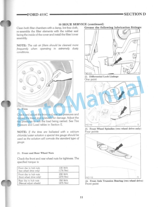 Ford New Holland 455C Tractor Loader Backhoe Operation and Maintenance Manual 4 Ford New Holland 455C Tractor Loader Backhoe Operation and Maintenance Manual-4