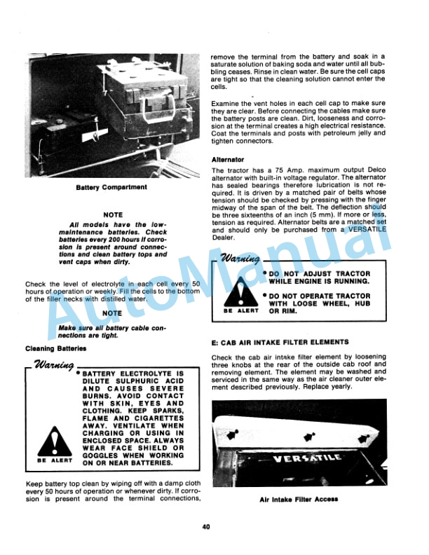 Ford New Holland 500 Tractor Operation and Maintenance Manual 42050030 4 Ford New Holland 500 Tractor Operation and Maintenance Manual 42050030 - Image 4