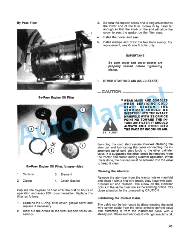 Ford New Holland 500 Tractor Operation and Maintenance Manual 42050040 4 Ford New Holland 500 Tractor Operation and Maintenance Manual 42050040-4