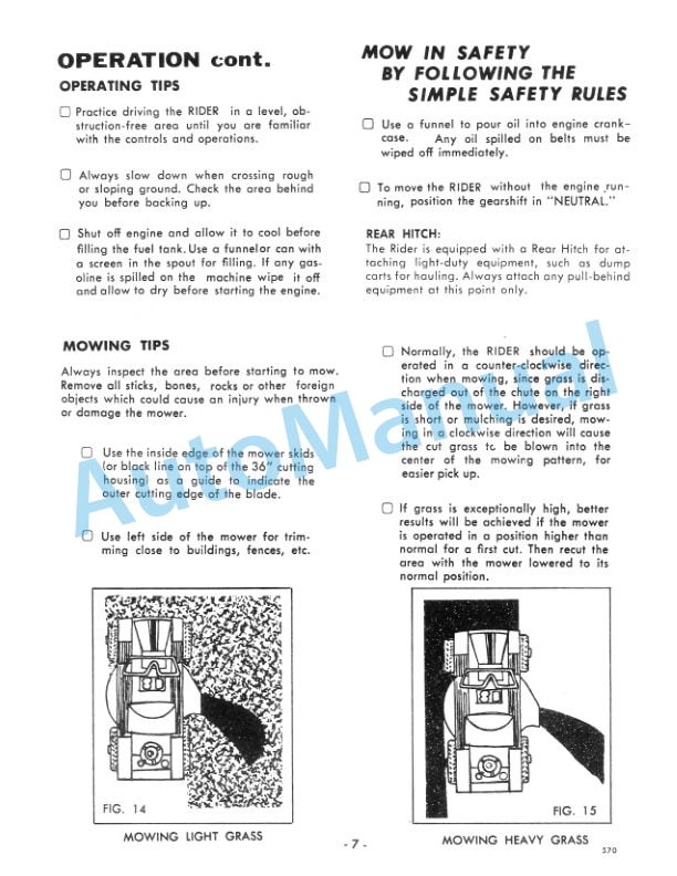 Ford New Holland 51, 60, 65 Rider Mower Tractor Operation and Maintenance Manual 42005130 3 Ford New Holland 51, 60, 65 Rider Mower Tractor Operation and Maintenance Manual 42005130-3