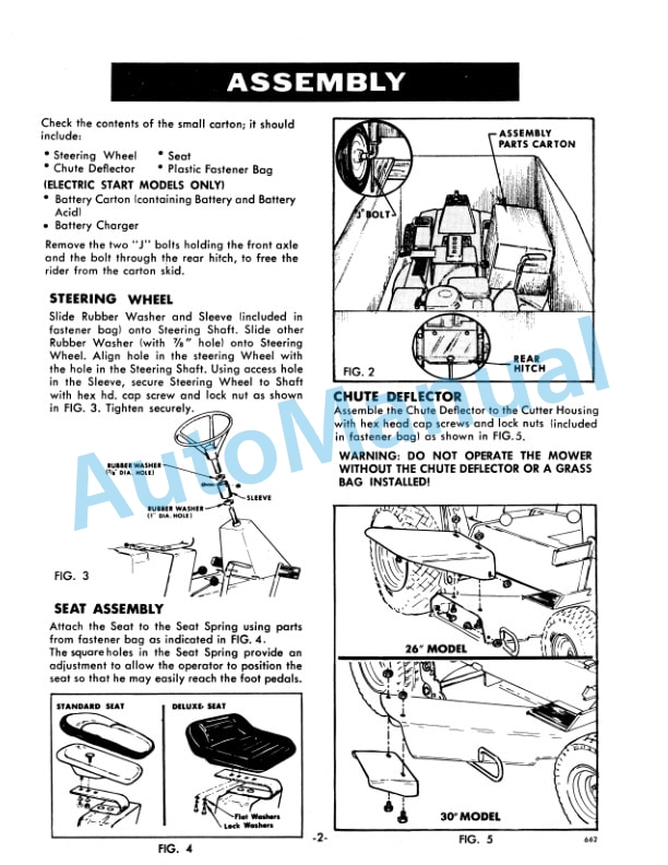 Ford New Holland 51, 61, 66 Rider Mower Tractor Operation and Maintenance Manual 42005131 2 Ford New Holland 51, 61, 66 Rider Mower Tractor Operation and Maintenance Manual 42005131-2