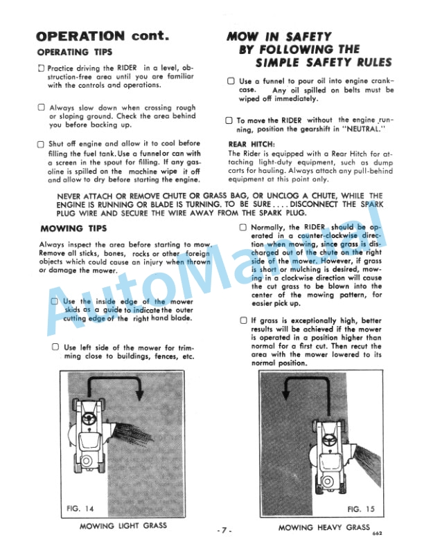 Ford New Holland 51, 61, 66 Rider Mower Tractor Operation and Maintenance Manual 42005131 3 Ford New Holland 51, 61, 66 Rider Mower Tractor Operation and Maintenance Manual 42005131-3