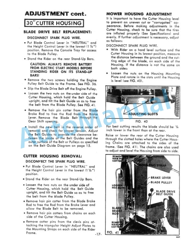 Ford New Holland 51, 61, 66 Rider Mower Tractor Operation and Maintenance Manual 42005131 5 Ford New Holland 51, 61, 66 Rider Mower Tractor Operation and Maintenance Manual 42005131-5