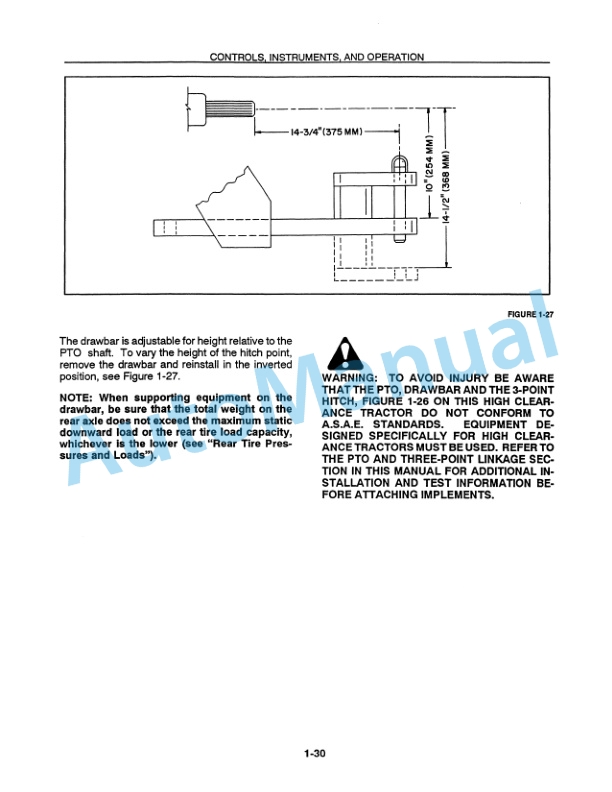 Ford New Holland 5530, 6530 High Clearance Tractor Operation and Maintenance Manual 42553020 3 Ford New Holland 5530, 6530 High Clearance Tractor Operation and Maintenance Manual 42553020 - Image 3