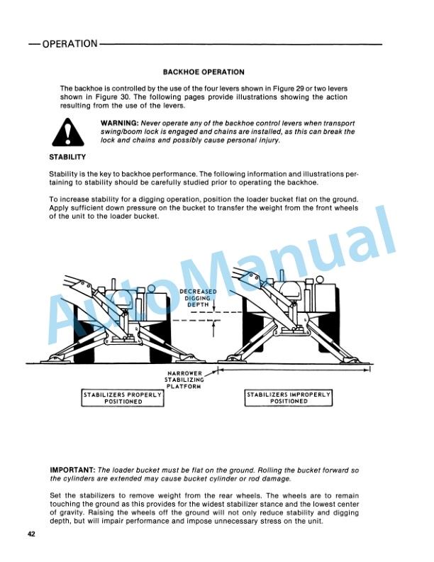 Ford New Holland 555A Tractor Loader Backhoe Operation and Maintenance Manual 42005511 3 Ford New Holland 555A Tractor Loader Backhoe Operation and Maintenance Manual 42005511-3