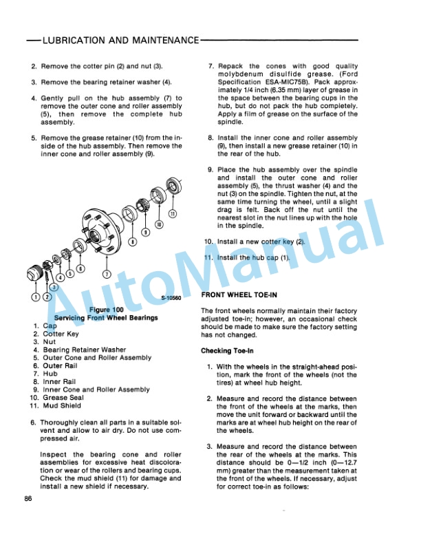 Ford New Holland 555B Tractor Loader Backhoe Operation and Maintenance Manual 42055511 5 Ford New Holland 555B Tractor Loader Backhoe Operation and Maintenance Manual 42055511-5