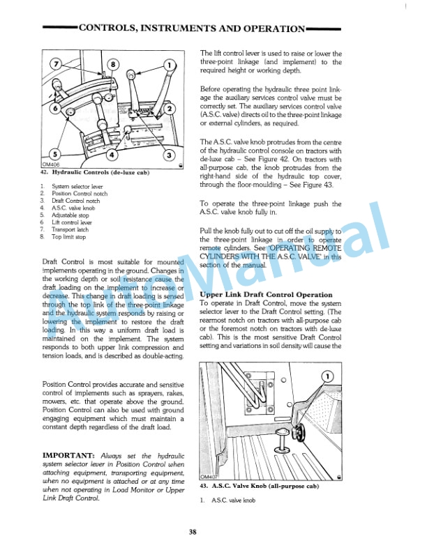 Ford New Holland 5610, 6610, 7610 II Tractor Operation and Maintenance Manual 42561033 3 Ford New Holland 5610, 6610, 7610 II Tractor Operation and Maintenance Manual 42561033 - Image 3