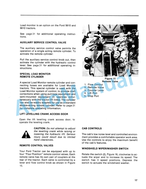 Ford New Holland 5610, 6610, 7610 Tractor Operation and Maintenance Manual 42561030 2 Ford New Holland 5610, 6610, 7610 Tractor Operation and Maintenance Manual 42561030-2