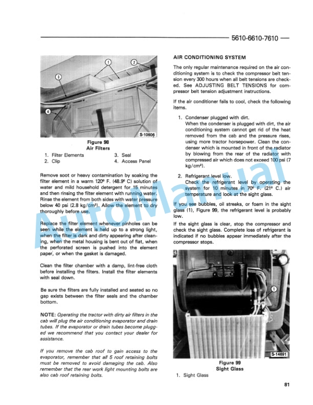 Ford New Holland 5610, 6610, 7610 Tractor Operation and Maintenance Manual 42561032 5 Ford New Holland 5610, 6610, 7610 Tractor Operation and Maintenance Manual 42561032-5