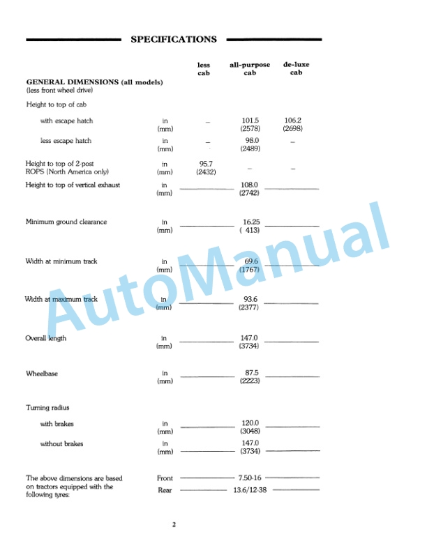 Ford New Holland 5610S, 6610S, 7610S II Tractor Operation and Maintenance Manual 42561031 5 Ford New Holland 5610S, 6610S, 7610S II Tractor Operation and Maintenance Manual 42561031 - Image 5