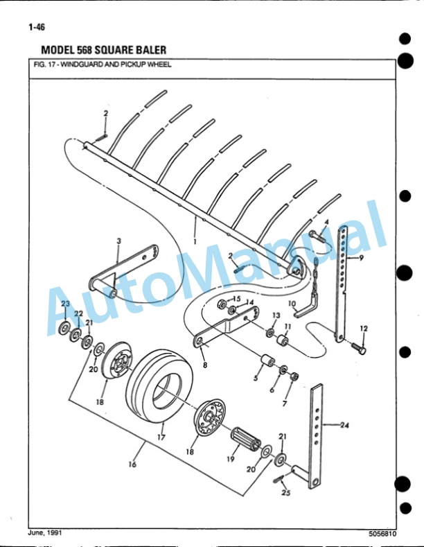 Ford New Holland 568 Square Baler Service Parts Catalogue 5056810 3 Ford New Holland 568 Square Baler Service Parts Catalogue 5056810-3