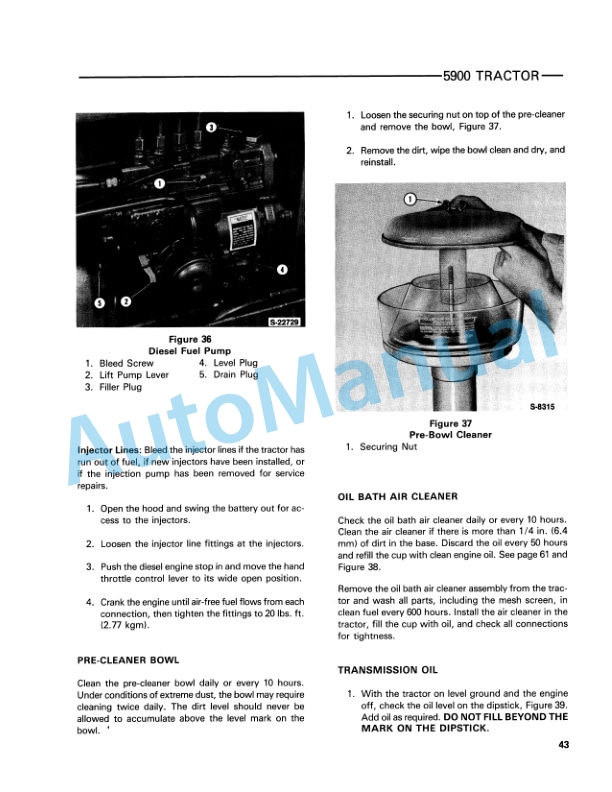 Ford New Holland 5900 Tractor Operation and Maintenance Manual 42590011-4