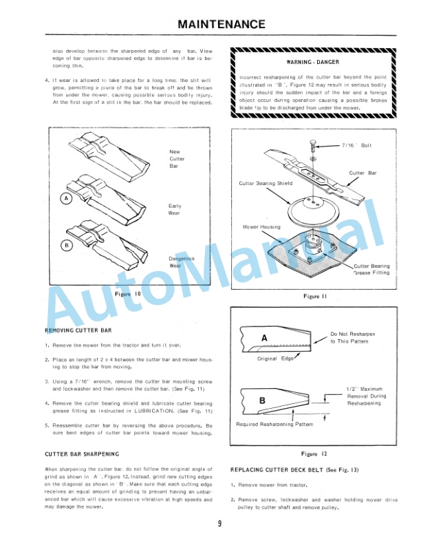 Ford New Holland 60 In Rotary Mower Operation and Maintenance Manual 42006010 4 Ford New Holland 60 In Rotary Mower Operation and Maintenance Manual 42006010-4