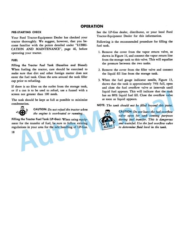 Ford New Holland 6000 Commander Tractor Operation and Maintenance Manual 42600010 2 Ford New Holland 6000 Commander Tractor Operation and Maintenance Manual 42600010-2