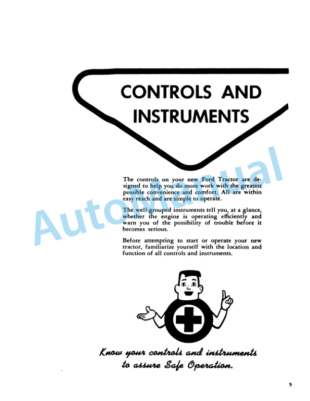 Ford New Holland 601, 801 Series Tractor Operation and Maintenance Manual 42060121 2 Ford New Holland 601, 801 Series Tractor Operation and Maintenance Manual 42060121-2