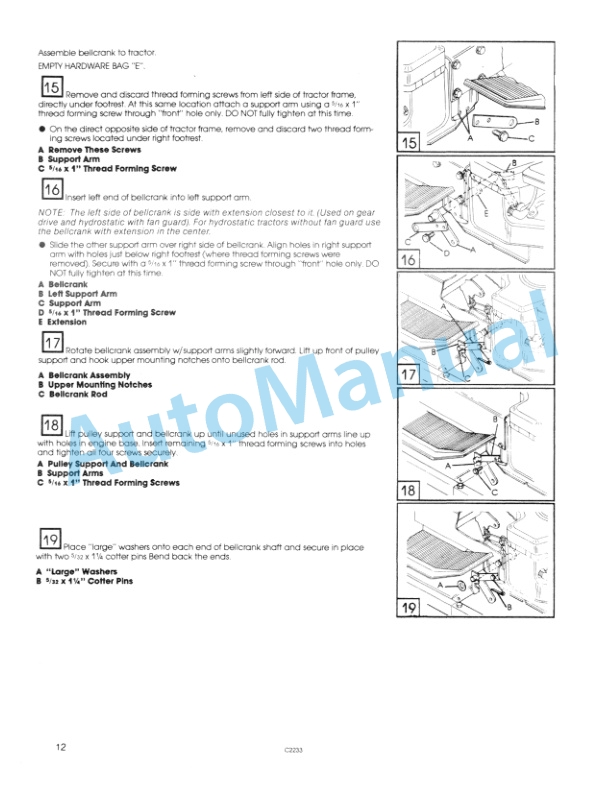 Ford New Holland 63712, 9607450 36in Snowthrower Attachment Operation and Maintenance Manual 42643610 3 Ford New Holland 63712, 9607450 36in Snowthrower Attachment Operation and Maintenance Manual 42643610-3