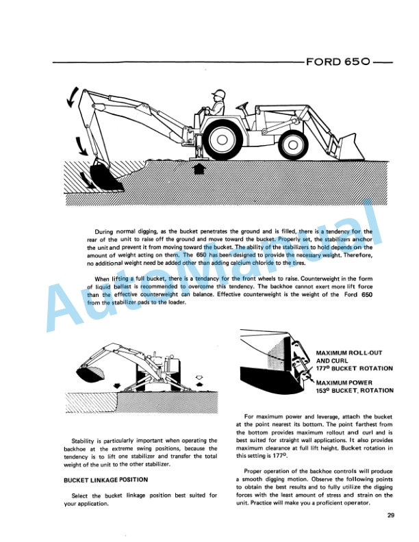 Ford New Holland 650 Tractor Loader Backhoe Operation and Maintenance Manual 42065010 3 Ford New Holland 650 Tractor Loader Backhoe Operation and Maintenance Manual 42065010-3