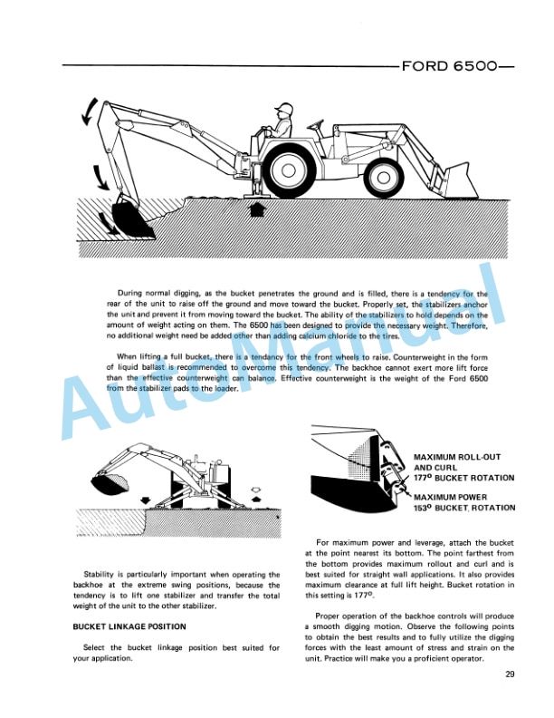 Ford New Holland 6500 Tractor Loader Backhoe Operation and Maintenance Manual 42650010 3 Ford New Holland 6500 Tractor Loader Backhoe Operation and Maintenance Manual 42650010-3