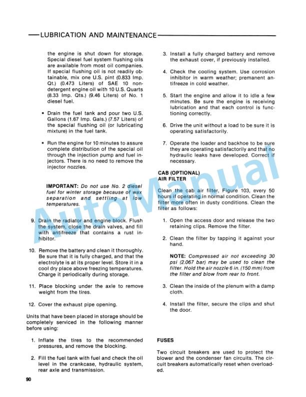 Ford New Holland 655A Tractor Loader Backhoe Operation and Maintenance Manual 42065510 5 Ford New Holland 655A Tractor Loader Backhoe Operation and Maintenance Manual 42065510-5