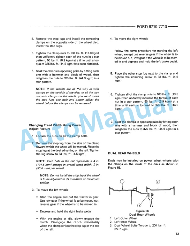 Ford New Holland 6710, 7710 10 Series Tractor Operation and Maintenance Manual 42001011 4 Ford New Holland 6710, 7710 10 Series Tractor Operation and Maintenance Manual 42001011 - Image 4