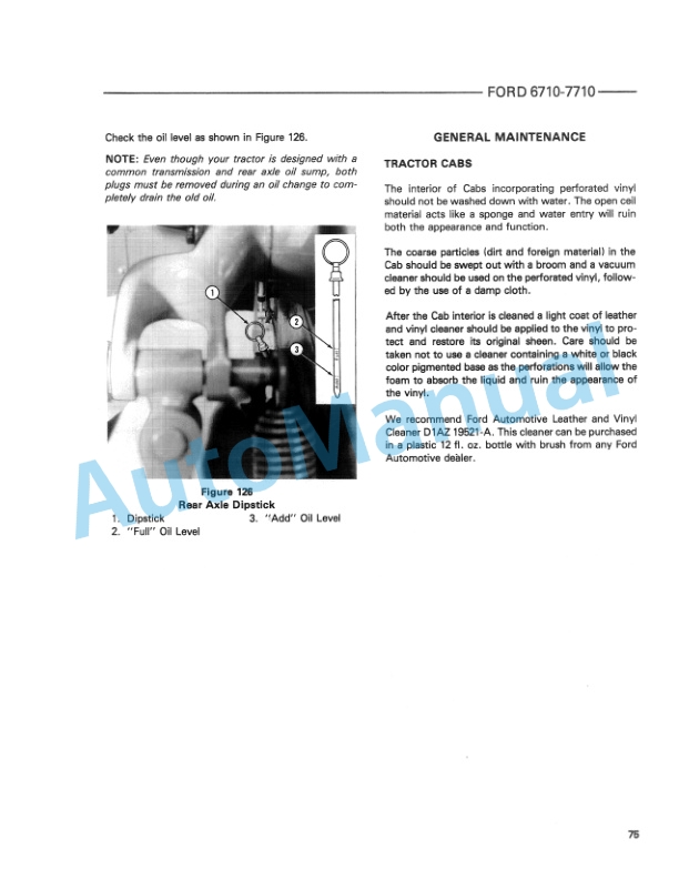 Ford New Holland 6710, 7710 10 Series Tractor Operation and Maintenance Manual 42001011 5 Ford New Holland 6710, 7710 10 Series Tractor Operation and Maintenance Manual 42001011 - Image 5