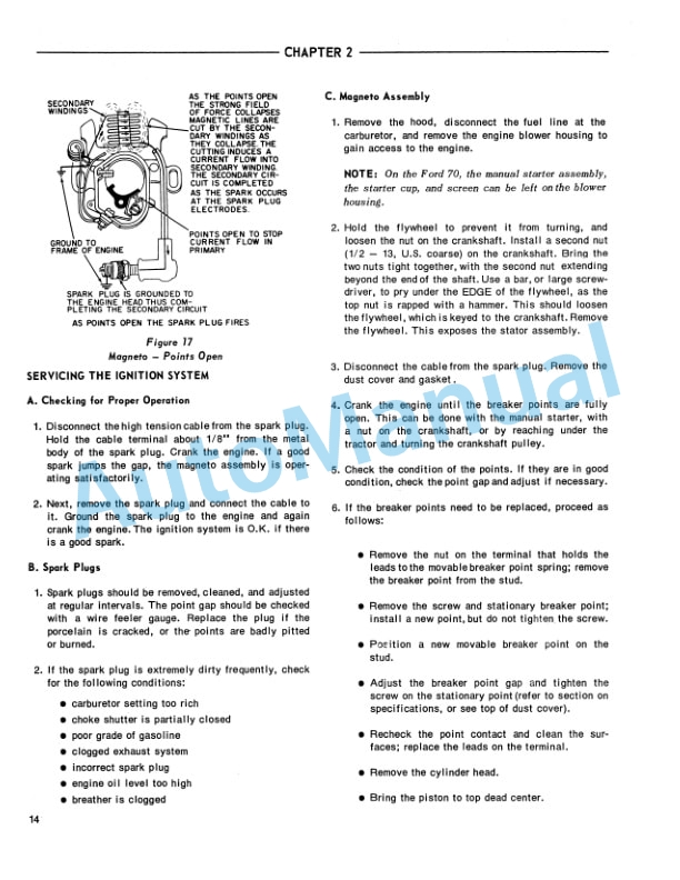 Ford New Holland 70, 75 Lawn Tractor Repair Manual 40007020 3 Ford New Holland 70, 75 Lawn Tractor Repair Manual 40007020-3