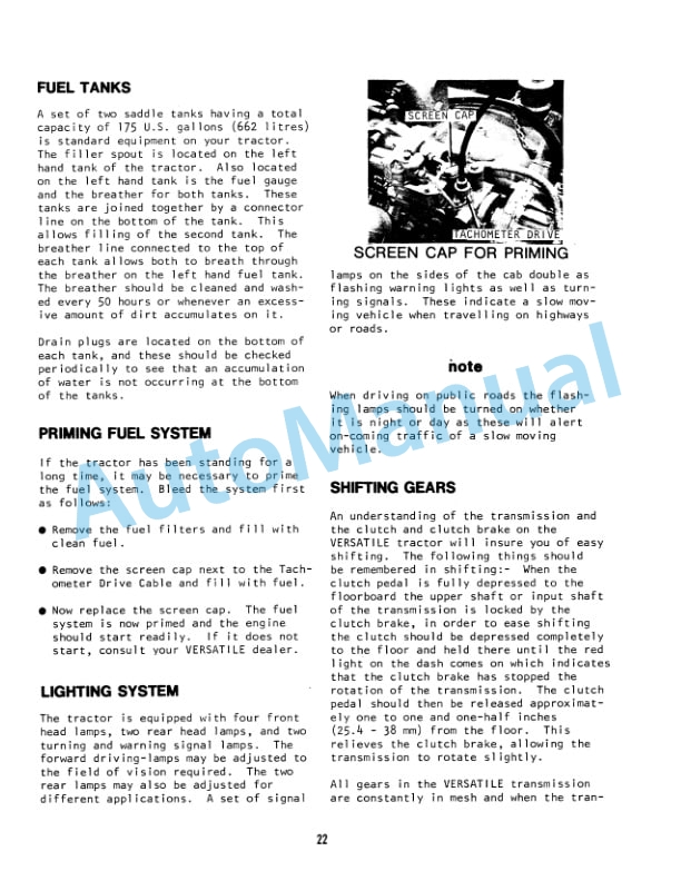 Ford New Holland 700 4WD Tractor Operation and Maintenance Manual 42070030 3 Ford New Holland 700 4WD Tractor Operation and Maintenance Manual 42070030 - Image 3