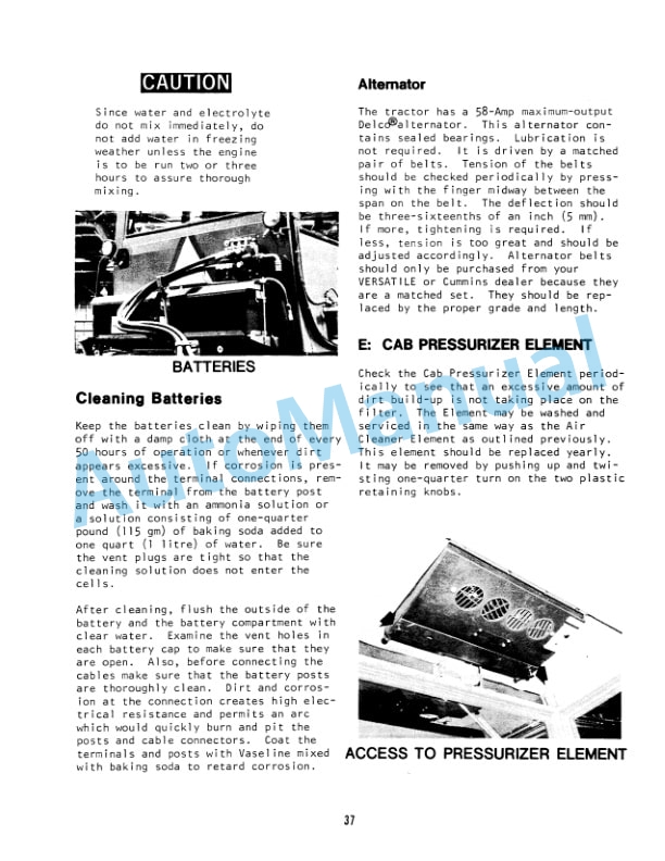 Ford New Holland 700 4WD Tractor Operation and Maintenance Manual 42070030 4 Ford New Holland 700 4WD Tractor Operation and Maintenance Manual 42070030 - Image 4