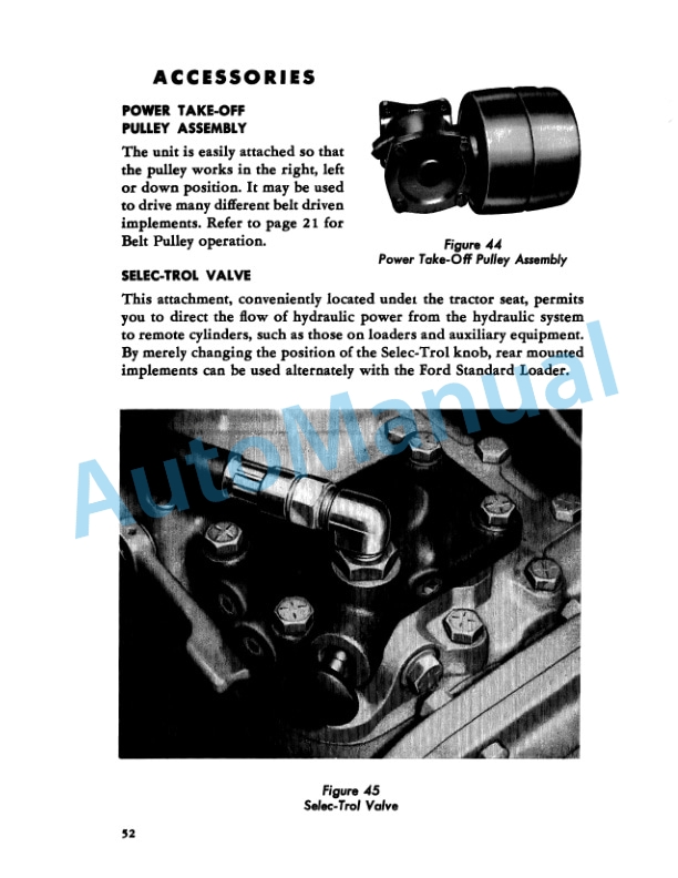 Ford New Holland 700, 900 Series Tractor Operation and Maintenance Manual 42070040-5